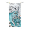 Teal Octopus Vintage Chic Polycotton Towel 36X72 Home Decor