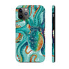 Teal Octopus Vintage Map Case Mate Tough Phone Cases Iphone 11 Pro