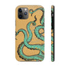 Teal Tentacles Octopus Beige Ink Art Case Mate Tough Phone Cases Iphone 11 Pro