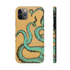 Teal Tentacles Octopus Beige Ink Art Case Mate Tough Phone Cases Iphone 11 Pro Max