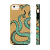 Teal Tentacles Octopus Beige Ink Art Case Mate Tough Phone Cases Iphone 5/5S/5Se