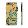 Teal Tentacles Octopus Beige Ink Art Case Mate Tough Phone Cases Iphone 6/6S