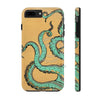 Teal Tentacles Octopus Beige Ink Art Case Mate Tough Phone Cases Iphone 7 Plus 8