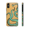 Teal Tentacles Octopus Beige Ink Art Case Mate Tough Phone Cases Iphone X