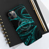 Teal Tentacles Octopus Black Ink Art Case Mate Tough Phone Cases