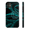 Teal Tentacles Octopus Black Ink Art Case Mate Tough Phone Cases Iphone 11
