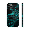 Teal Tentacles Octopus Black Ink Art Case Mate Tough Phone Cases Iphone 12 Pro