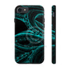 Teal Tentacles Octopus Black Ink Art Case Mate Tough Phone Cases Iphone 7 8
