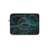 Teal Tentacles Octopus Black Ink Art Laptop Sleeve 12