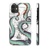 Teal Tentacles Octopus Vintage Map Ink Art Case Mate Tough Phone Cases Iphone 11
