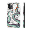 Teal Tentacles Octopus Vintage Map Ink Art Case Mate Tough Phone Cases Iphone 11 Pro