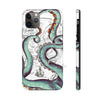 Teal Tentacles Octopus Vintage Map Ink Art Case Mate Tough Phone Cases Iphone 11 Pro Max