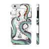 Teal Tentacles Octopus Vintage Map Ink Art Case Mate Tough Phone Cases Iphone 6/6S Plus