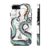 Teal Tentacles Octopus Vintage Map Ink Art Case Mate Tough Phone Cases Iphone 7 8