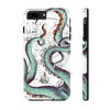 Teal Tentacles Octopus Vintage Map Ink Art Case Mate Tough Phone Cases Iphone 7 Plus 8