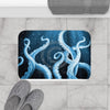 Tentacles Octopus Galaxy Blue Bath Mat Home Decor