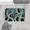 Tentacles Octopus Galaxy Woodblock Bath Mat Home Decor