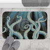 Tentacles Octopus Galaxy Woodblock Bath Mat Home Decor