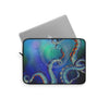 Tentacles Octopus Nebula Galaxy Teal Art Laptop Sleeve