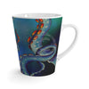 Tentacles Octopus Nebula Galaxy Teal Art Latte Mug 12Oz Mug