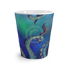 Tentacles Octopus Nebula Galaxy Teal Art Latte Mug Mug