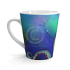 Tentacles Octopus Nebula Galaxy Teal Art Latte Mug Mug