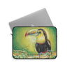 Toucan Bird Exotic Tropical Watercolor Art Laptop Sleeve