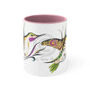 Tribal Hummingbird Pink Ink Art Accent Coffee Mug 11Oz /