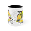 Tribal Hummingbird Sun Ink Art Accent Coffee Mug 11Oz Black /