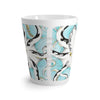 Tribal Teal Ink Octopus Art Latte Mug Mug