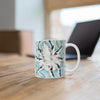 Tribal Teal Ink Octopus Art Mug 11Oz