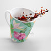 Tropical Hibiscus Exotic Teal Latte Mug Mug