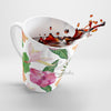 Tropical Hibiscus Exotic White Latte Mug Mug