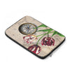 Tulips Compass Vintage Map Laptop Sleeve