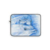 Two Cute Dolphins Blue Watercolor Art Laptop Sleeve 12