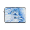 Two Cute Dolphins Blue Watercolor Art Laptop Sleeve 13