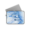 Two Cute Dolphins Blue Watercolor Art Laptop Sleeve