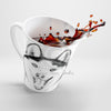 Two Huskies Buddies Art White Latte Mug Mug