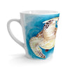 Two Sea Turtles Watercolor Latte Mug 12Oz Mug