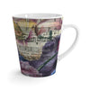 Vintage Floral Music Notes Art Latte Mug 12Oz Mug