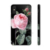 Vintage Floral Pink Rose Art Case Mate Tough Phone Cases Iphone X