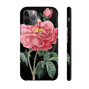 Vintage Floral Red Rose Art Case Mate Tough Phone Cases Iphone 11 Pro