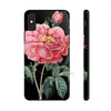 Vintage Floral Red Rose Art Case Mate Tough Phone Cases Iphone X