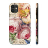 Vintage Flowers Bouqet Music Art Case Mate Tough Phone Cases Iphone 11