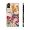 Vintage Flowers Bouqet Music Art Case Mate Tough Phone Cases Iphone Xs