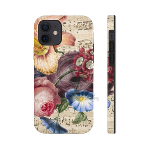 Vintage Flowers Bouqet Music Art Ii Case Mate Tough Phone Cases Iphone 12