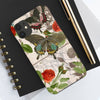 Vintage Flowers Butterflies Romantic Letter Case Mate Tough Phone Cases