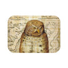 Vintage Owl Papyrus Chic Art Bath Mat 24 × 17 Home Decor