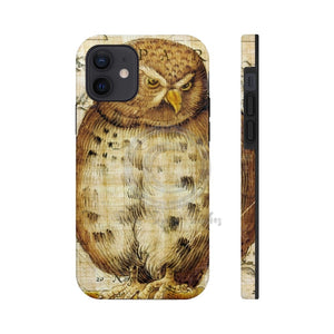 Vintage Owl Papyrus Chic Art Case Mate Tough Phone Cases Iphone 12