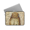 Vintage Owl Papyrus Chic Art Laptop Sleeve